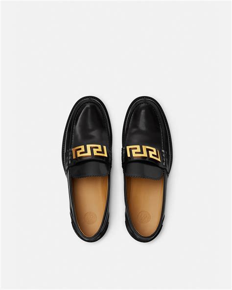 versace la greca shirt|versace greca loafers male black.